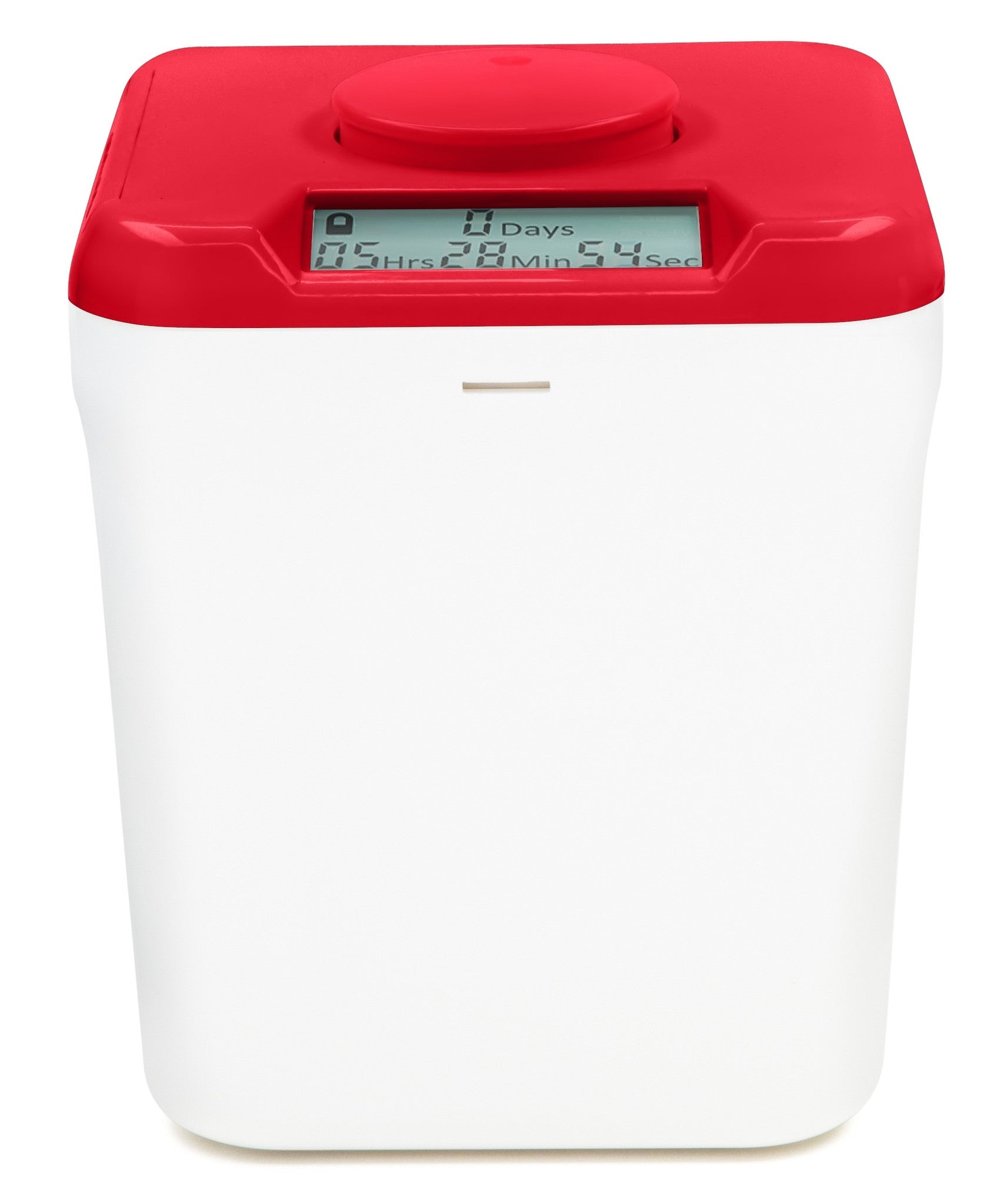 kSafe: (Red Lid + White Base)