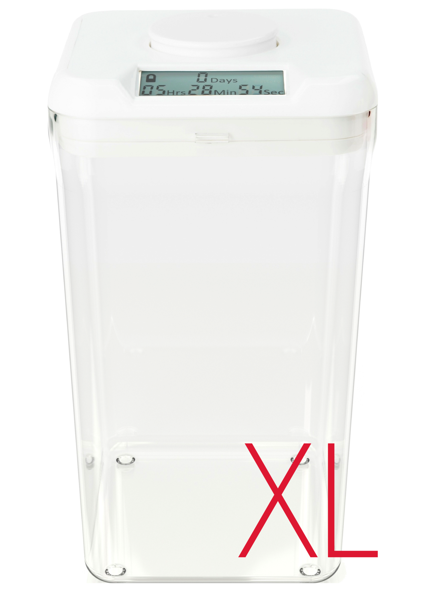 kSafe XL: (White Lid + Clear Base)